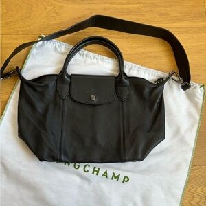Longchamp le pliage cuir small top handle